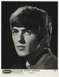 9g0154 GEORGE HARRISON English 6.5x8.5 music publicity still 1963 Beatles, portrait by Dezo Hoffmann!