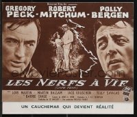 9g0781 CAPE FEAR French pressbook 1962 Gregory Peck, Robert Mitchum, Polly Bergen, posters shown!