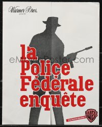 9g0789 FBI STORY French pressbook 1960 James Stewart & Vera Miles, posters shown, very rare!