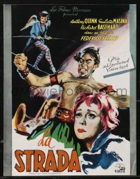 9g0794 LA STRADA French pressbook 1955 Federico Fellini, Anthony Quinn, Giulietta Masina, rare!