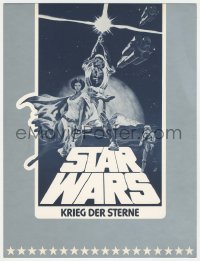 9g0102 STAR WARS German 10x13 1978 classic Tom Jung art with different background, ultra rare!