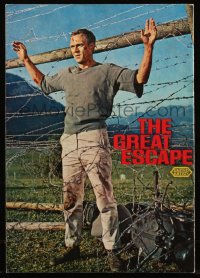 9g0586 GREAT ESCAPE Japanese program 1963 Steve McQueen, John Sturges classic prison break, rare!