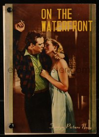 9g0594 ON THE WATERFRONT Japanese program 1954 Elia Kazan, Budd Schulberg, Brando, different & rare!
