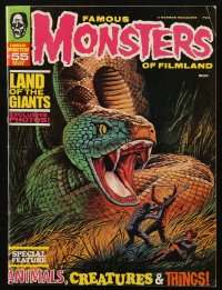 9g0716 FAMOUS MONSTERS OF FILMLAND #55 magazine May 1969 cool cover art for Land of the Giants!