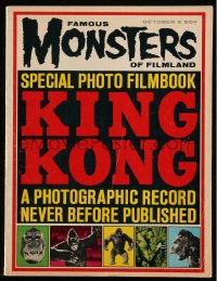 9g0698 FAMOUS MONSTERS OF FILMLAND magazine October 1963 special photo filmbook for King Kong!