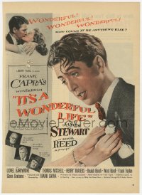 9g0297 IT'S A WONDERFUL LIFE magazine ad 1947 Frank Capra, how could it be anything but wonderful!