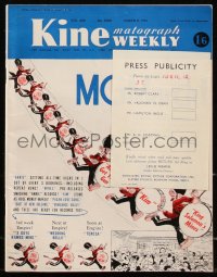 9g0294 KINEMATOGRAPH WEEKLY English exhibitor magazine March 8, 1951 Atom Man vs Superman & more!