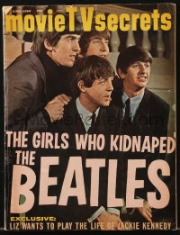 9g0701 MOVIE TV SECRETS magazine June 1964 The Girls Who Kidnapped The Beatles cover story!