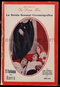 9g0756 PHANTOM OF THE OPERA 4x6 Spanish magazine 1920s Lon Chaney, from Gaston Leroux's novel!
