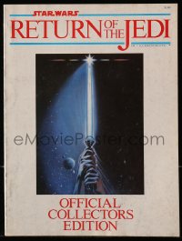 9g0758 RETURN OF THE JEDI magazine 1983 official collectors edition, filled with many color images!