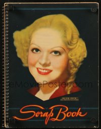 9g0121 ALICE FAYE spiral-bound scrapbook 1930s great cover portrait of the 20th Century-Fox star!