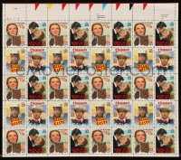 9g0377 CLASSIC FILMS uncut stamp sheet 1990 Wizard of Oz, Gone with the Wind, Beau Geste, Stagecoach