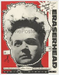 9g0417 ERASERHEAD promo cut-out mask R1980s directed by David Lynch, wacky Jack Nance face mask!