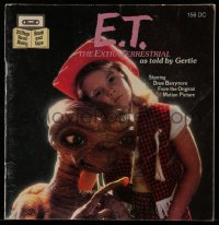 9g0415 E.T. THE EXTRA TERRESTRIAL cassette tape & book 1982 read along as you listen to the story!
