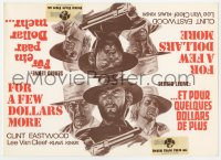 9g0078 FOR A FEW DOLLARS MORE 9x12 Swiss counter display R1970s Sergio Leone, Clint Eastwood, cool!