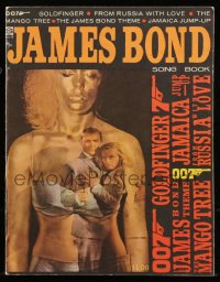9g0212 JAMES BOND SONG BOOK song folio 1960s music from Dr. No, From Russia With Love. Goldfinger!