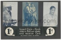 9g0067 LONE RANGER 8x12 arcade card display 1938 three photo images including 2 with Tonto!