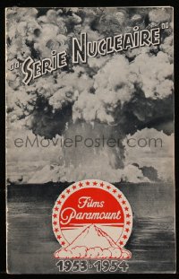9g0100 PARAMOUNT 1953-54 French studio brochure 1953 War of the Worlds, Greatest Show on Earth!