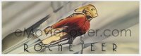 9g0122 ROCKETEER group of 2 sneak preview tickets 1991 Disney, Mattos art of Campbell in costume!
