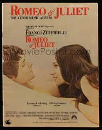 9g0214 ROMEO & JULIET song folio 1969 music from Franco Zeffirelli's version of Shakespeare's play!