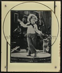 9g0200 SHIRLEY TEMPLE photo in 10x12 reverse painted glass frame 1940s dancing in Captain January!