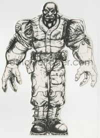9g0092 SMALL SOLDIERS 7x9 concept art 1998 cool character design artwork!