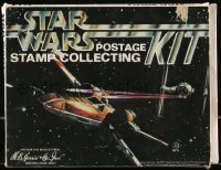 9g0371 STAR WARS postage stamp collector's kit 1977 with uncut sheet of 24 stamps w/movie scenes!