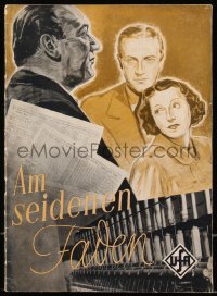 9g0829 AM SEIDENEN FADEN German pressbook 1938 Stemmle's forbidden The People Want to Live, rare!