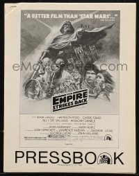 9g0862 EMPIRE STRIKES BACK pressbook 1980 George Lucas sci-fi classic, great art by Tom Jung!