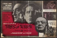 9g0908 TALES OF TERROR pressbook 1962 great images of Peter Lorre, Vincent Price & Basil Rathbone!