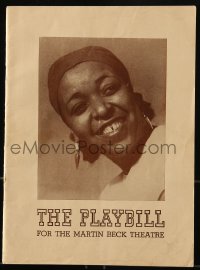 9g0238 CABIN IN THE SKY playbill 1941 wonderful cover portrait of star Ethel Waters!