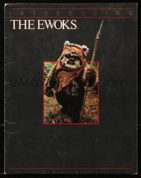 9g0446 RETURN OF THE JEDI presskit 1983 introducing the Ewoks, does NOT include any stills, rare!