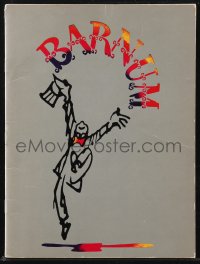 9g1234 BARNUM stage play souvenir program book 1980 Jim Dale, Glenn Close, Layton Broadway musical!