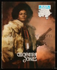 9g1245 CLEOPATRA JONES souvenir program book 1973 Tamara Dobson on the cover of Black Variety!