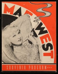 9g1248 COME ON UP stage play souvenir program book 1946 great images of Mae West, live performance!