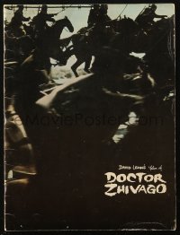 9g1252 DOCTOR ZHIVAGO souvenir program book 1965 Omar Sharif, Julie Christie, David Lean