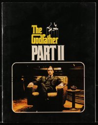 9g1255 GODFATHER PART II souvenir program book 1974 Al Pacino, Francis Ford Coppola classic sequel!