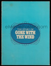9g1259 GONE WITH THE WIND souvenir program book R1967 the story behind the most classic movie!