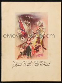 9g1258 GONE WITH THE WIND souvenir program book 1939 Margaret Mitchell's story of the Old South!