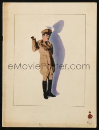 9g1261 GREAT DICTATOR souvenir program book 1940 Charlie Chaplin directs/stars, cool Hirschfeld art!