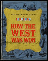 9g1265 HOW THE WEST WAS WON hardcover Cinerama souvenir program book 1964 John Ford, all-star cast!