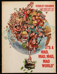 9g1270 IT'S A MAD, MAD, MAD, MAD WORLD Cinerama English souvenir program book 1964 Jack Davis art!