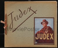 9g1272 JUDEX French souvenir program book 1916 Louis Feuillade's crime serial classic, ultra rare!