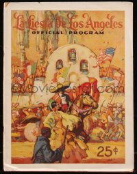 9g1274 LA FIESTA DE LOS ANGELES souvenir program book 1931 Louis B. Mayer's Motion Picture Night!