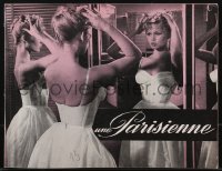 9g1275 LA PARISIENNE French souvenir program book 1958 great images of sexy Brigitte Bardot, rare!