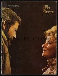 9g1277 LION IN WINTER souvenir program book 1968 Katharine Hepburn, Peter O'Toole as Henry II!