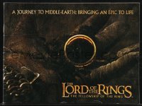 9g1281 LORD OF THE RINGS: THE FELLOWSHIP OF THE RING souvenir program book 2001 J.R.R. Tolkien!