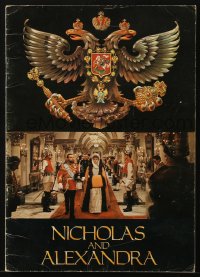 9g1288 NICHOLAS & ALEXANDRA English souvenir program book 1971 the end of the Russian aristocracy!