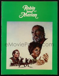 9g1295 ROBIN & MARIAN souvenir program book 1976 art of Shaw, Connery & Hepburn by Drew Struzan!