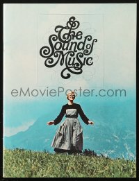 9g1301 SOUND OF MUSIC 36pg souvenir program book 1965 Julie Andrews, Robert Wise musical classic!